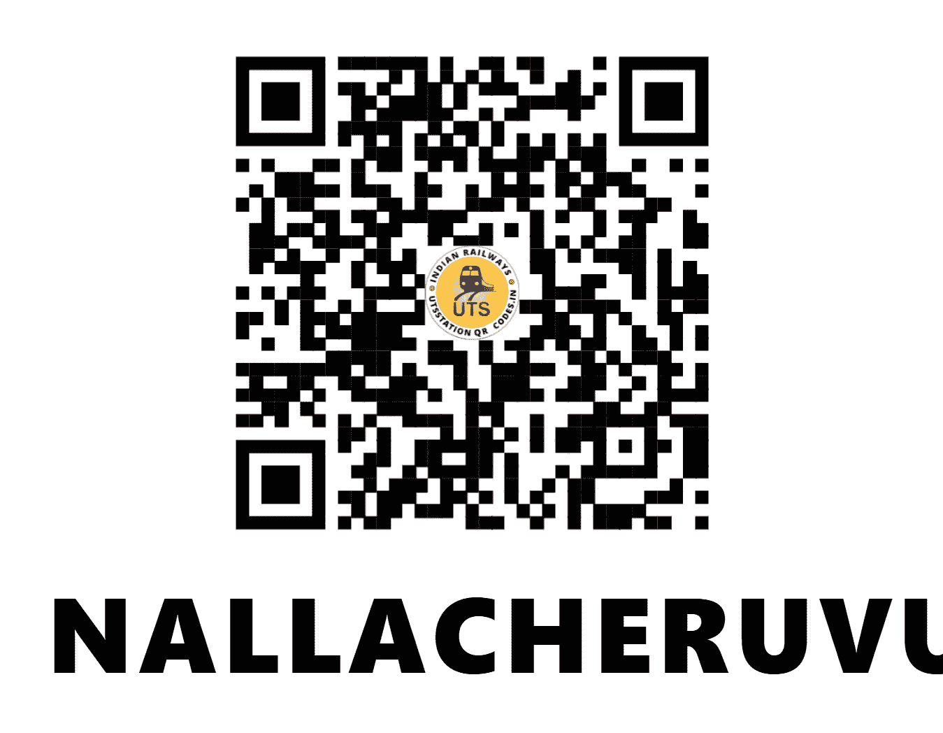 UTS QR Code for NALLACHERUVU - NCU (SC - ANDHRA PRADESH)